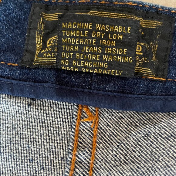 Vintage Charlotte Ford Women's Jeans High Waist Straight Leg Dark Wash, Sz 14 - Picture 6 of 10